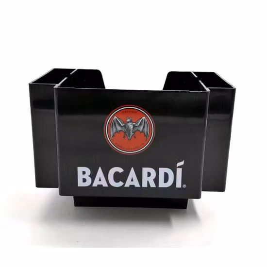 Carrito de barra de soporte de papel para preparación de bebidas eficiente sin fugas